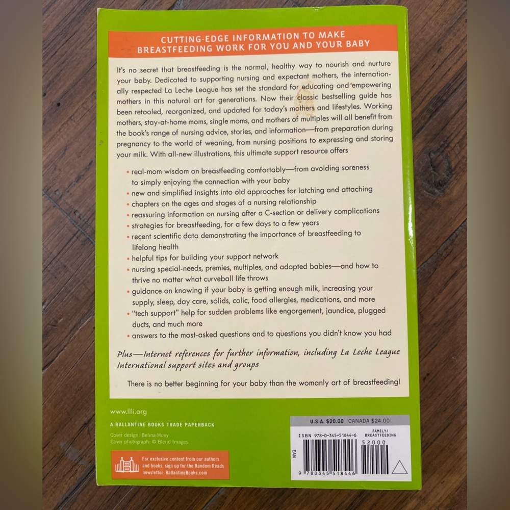 The womanly art of breastfeeding book - Picture 3 of 5